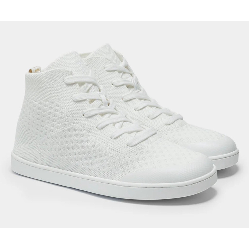 New Women's SUAVS White Digital Knit High Top Sneakers 11